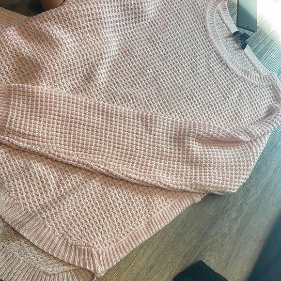 Jones New York Macaron Htr Plus Size Raglan Sleeve High Low Sweater - Picture 3 of 3